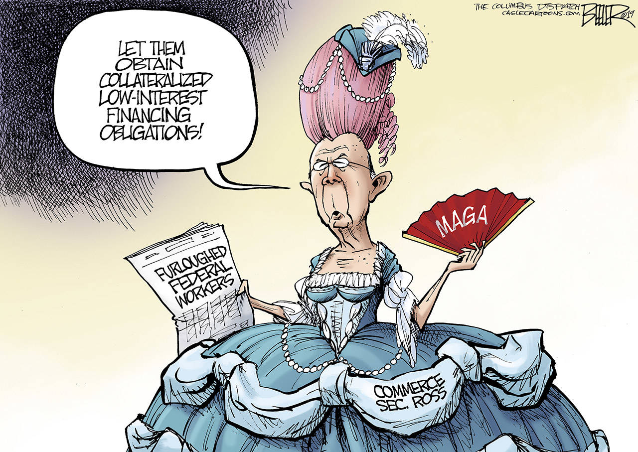 Editorial cartoons for Sunday, Jan. 27