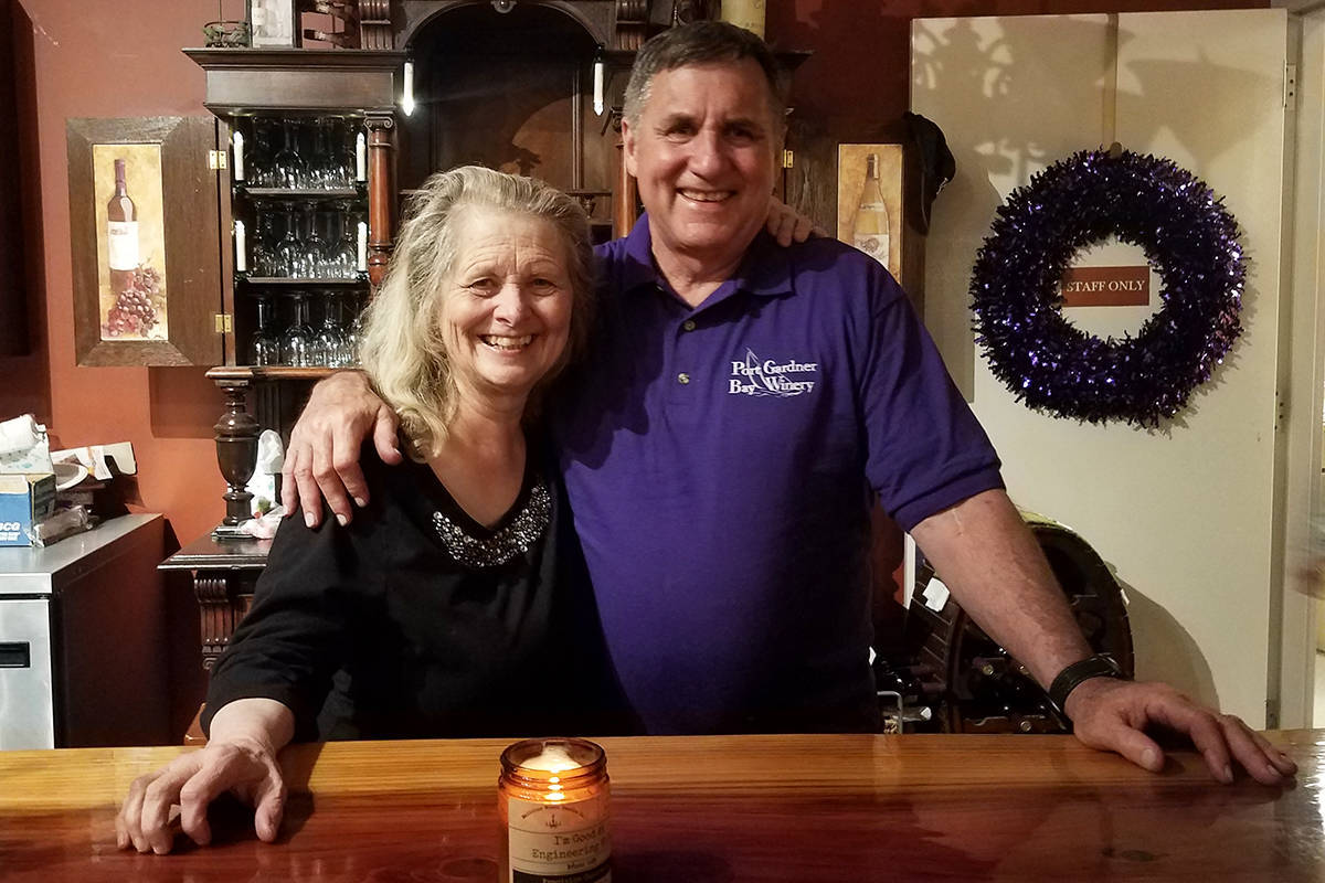 Linnea and Chris Covington at Port Gardner Bay Winery in downtown Everett invite you to drop in and make a social and cultural connection.