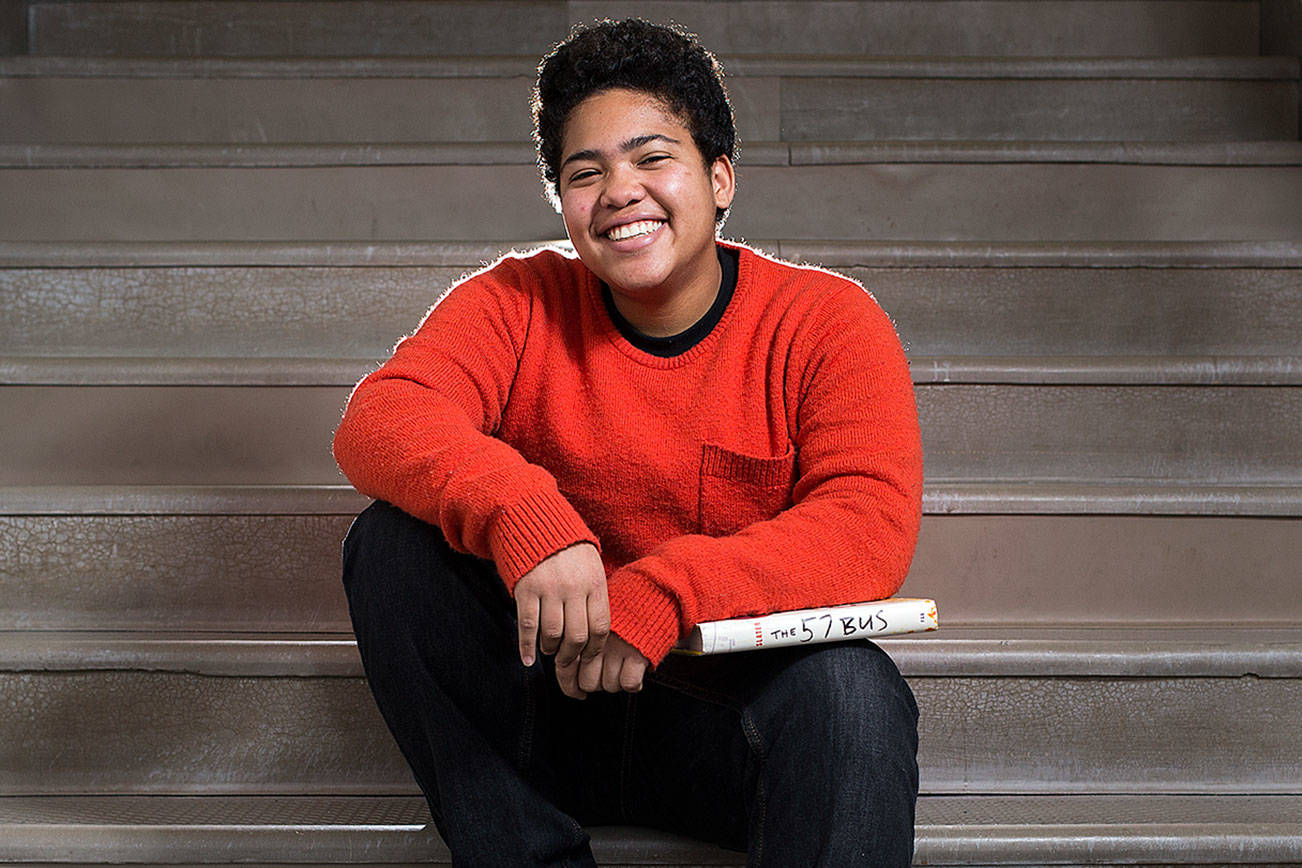 Sequoia High School graduating senior Liam Taylor hopes to be an underwater welder. (Andy Bronson / The Herald)