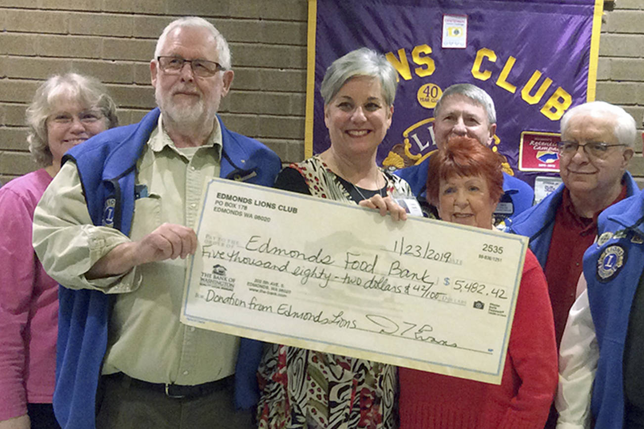 Edmonds food bank gets $5.5K in donations