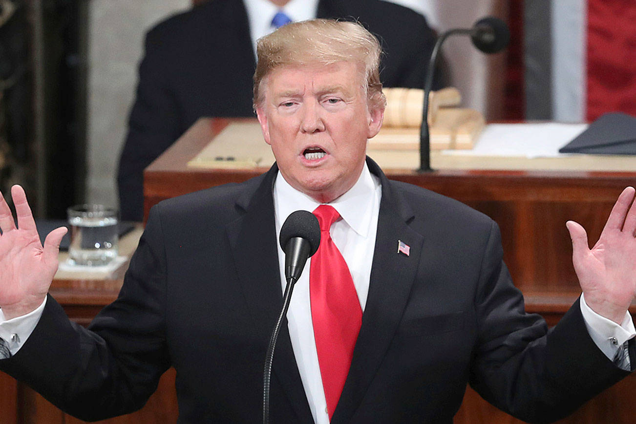 Trump calls for end of resistance politics in State of Union