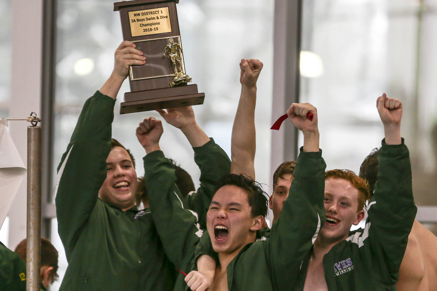 Edmonds-Woodway swimmers claim 3A district crown (VIDEO)