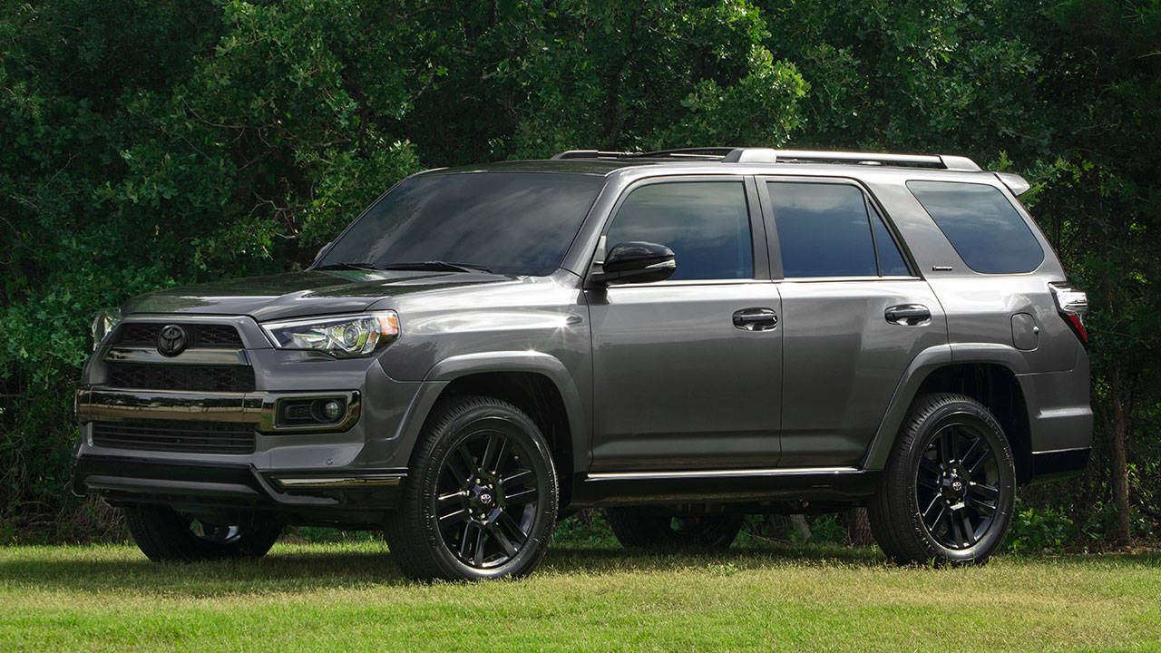 A new Nightshade Special Edition appearance package is available for the 2019 Toyota 4Runner Limited model. (Manufacturer photo)