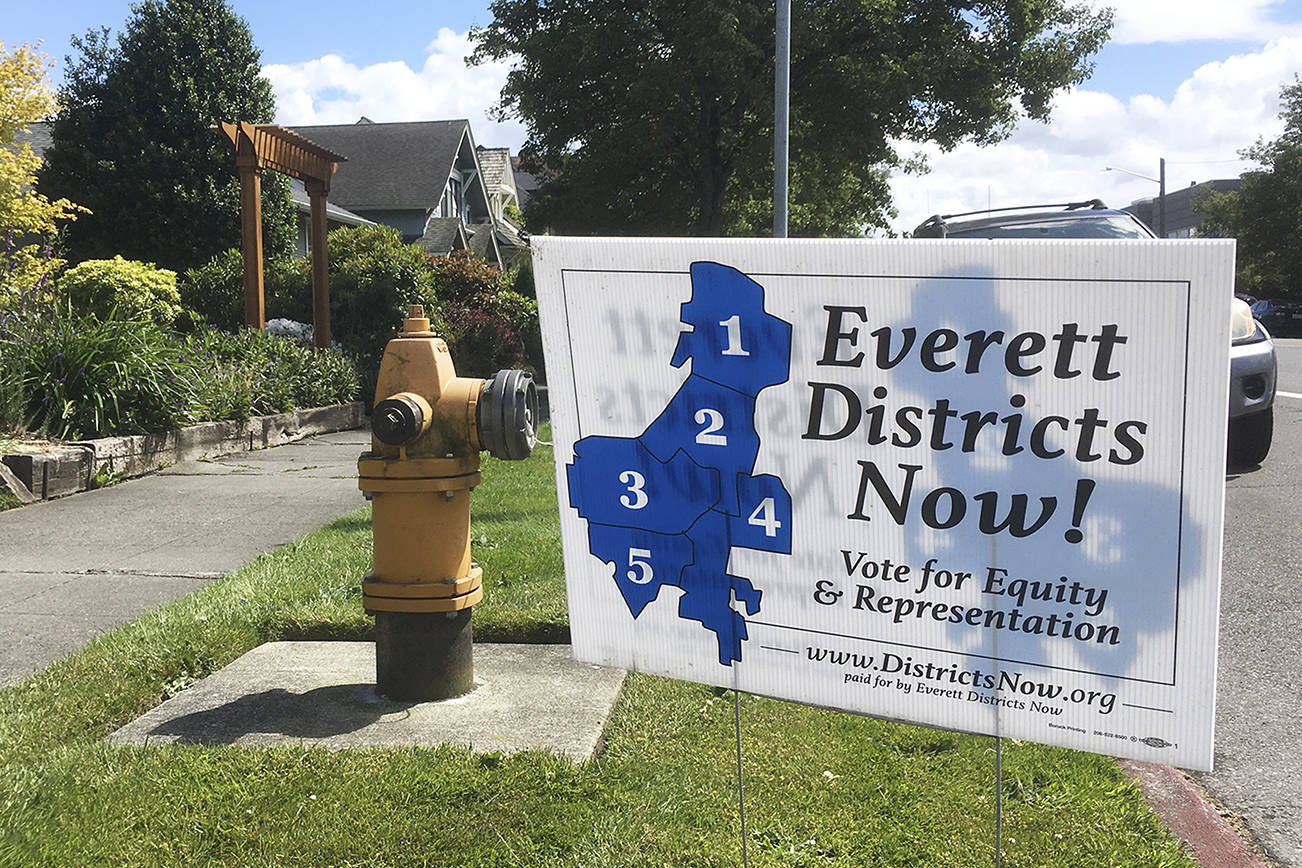 Applications are now open for Everett’s districting commission. (Sue Misao / Herald file)