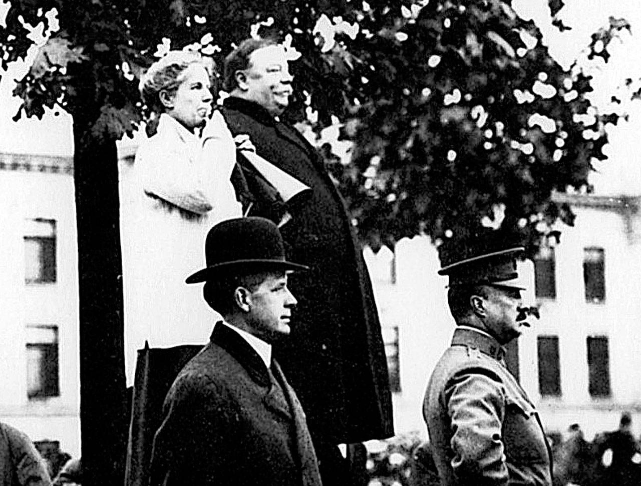 This president visited Everett in 1911. Who was he? (Courtesy of Larry O’Donnell)