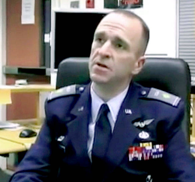 Mark Norton in an image from a 2012 Civil Air Patrol promotional video. (YouTube)
