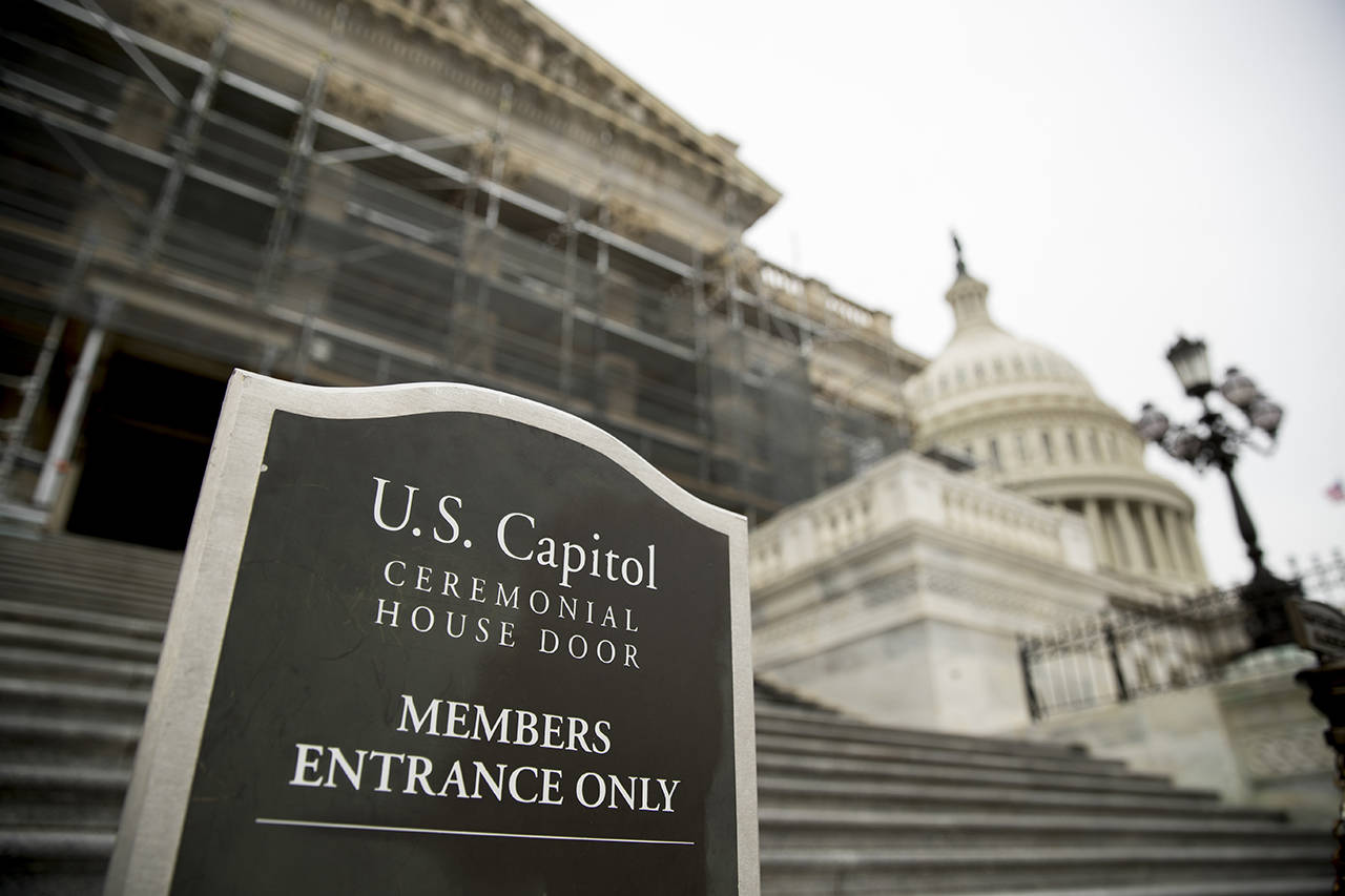 House Democrats have introduced a resolution Friday to block the national emergency declaration that President Donald Trump issued last week to fund his long-sought wall along the U.S-Mexico border, setting up a fight that could result in Trump’s first-ever veto. (AP Photo/Andrew Harnik)