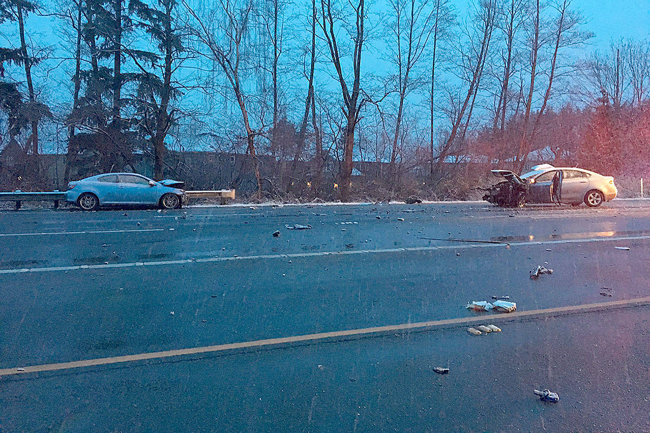 Several injured by alleged DUI driver’s crashes on I-5 near Lynnwood