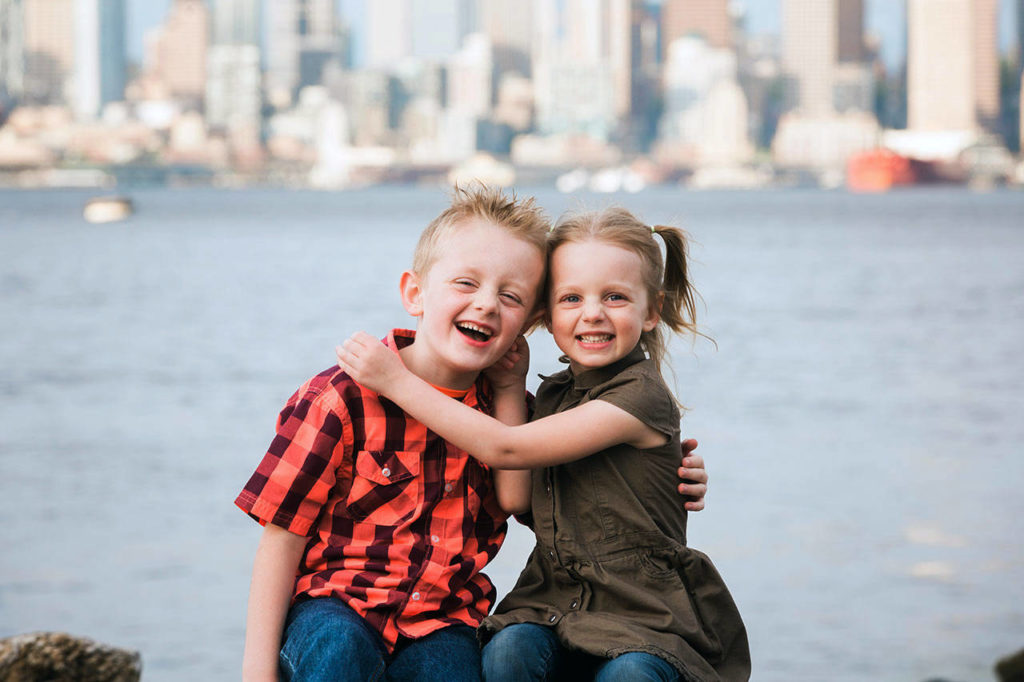 Owen and Layla Beckstrand in April 2018. (Beckstrand family photo)
