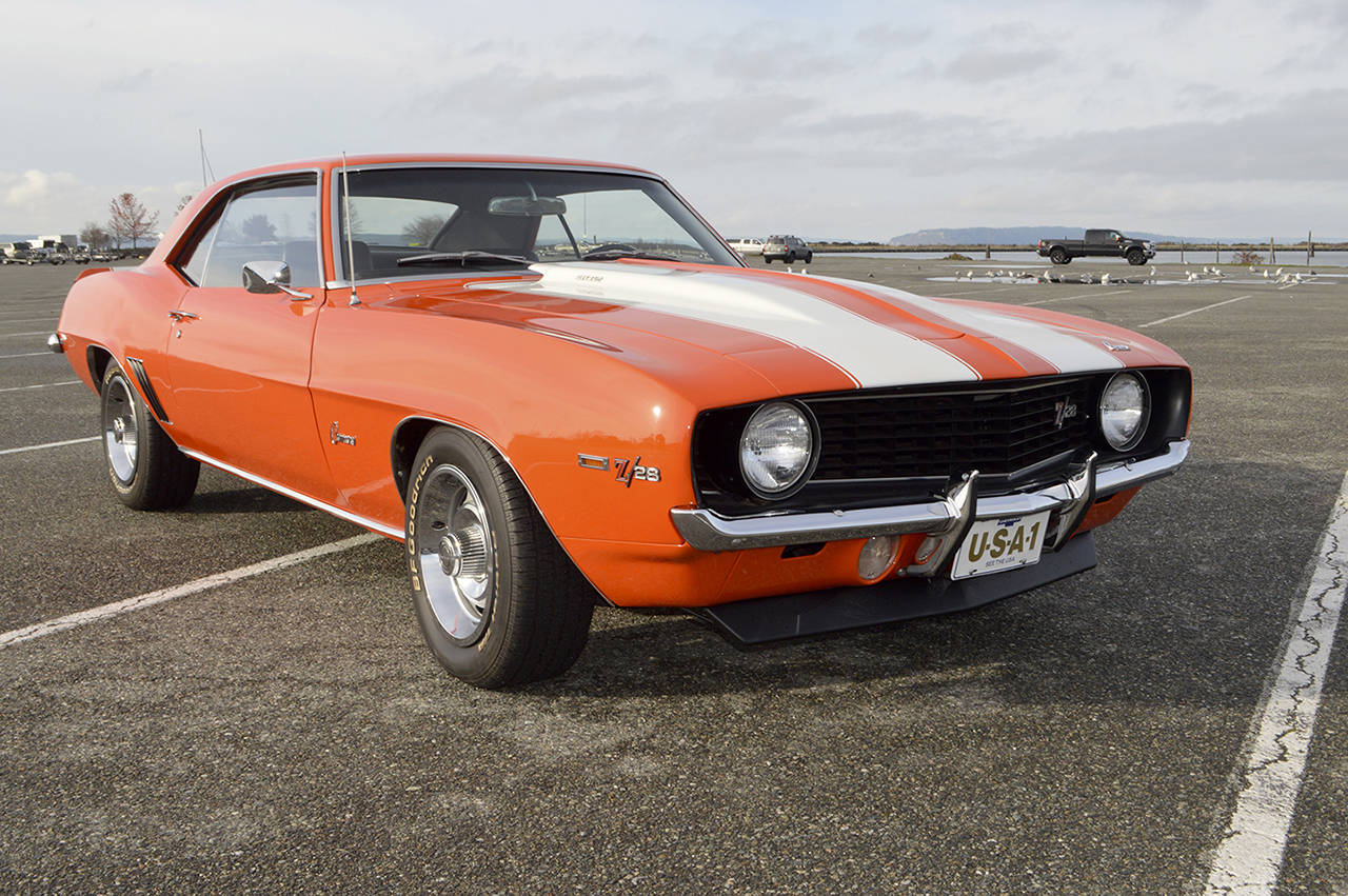 The Rotary Club of Everett-Port Gardner is selling raffle tickets for this Chevrolet Camaro Z28. (Jeffrey Hager)