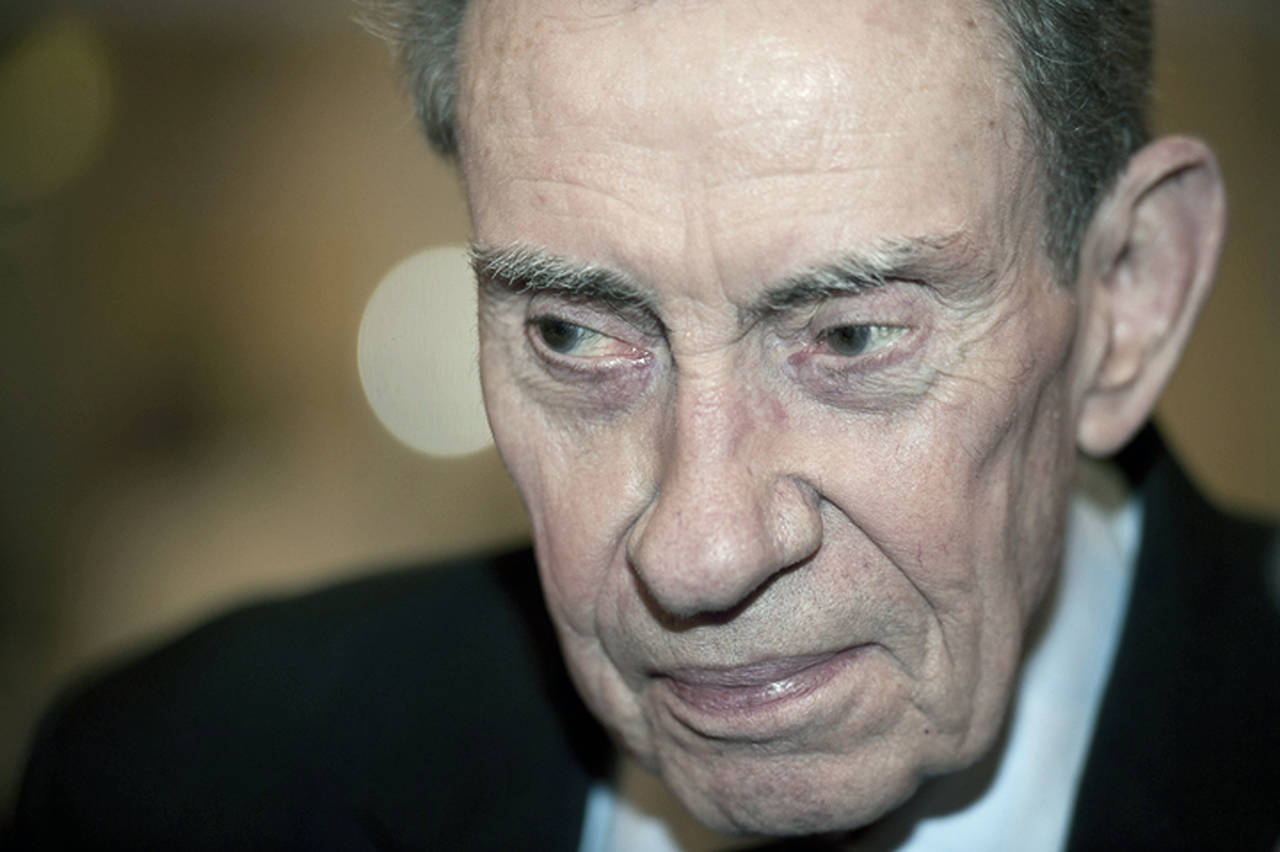 This 2013 photo shows Edward Nixon, brother of former President Richard Nixon, appearing at the Richard Nixon Centennial Birthday Celebration in Washington. Edward Nixon, the youngest and last surviving brother of former President Richard Nixon, died Feb. 27 at a skilled nursing facility in Bothell. He was 88. (AP Photo/Cliff Owen, File)