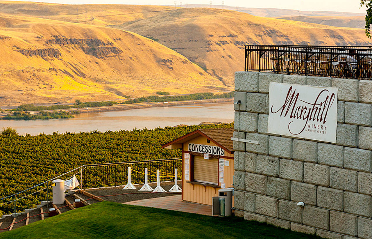 Maryhill Winery sources from vineyards beyond the Columbia Gorge for its award-winning program. (Richard Duval Images)