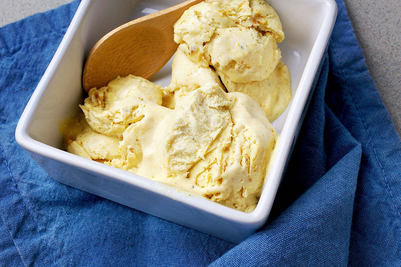 Have powdered peanut butter? Make No-Churn Peanut Butter Curry Ice Cream. (Photo by Deb Lindsey For The Washington Post)