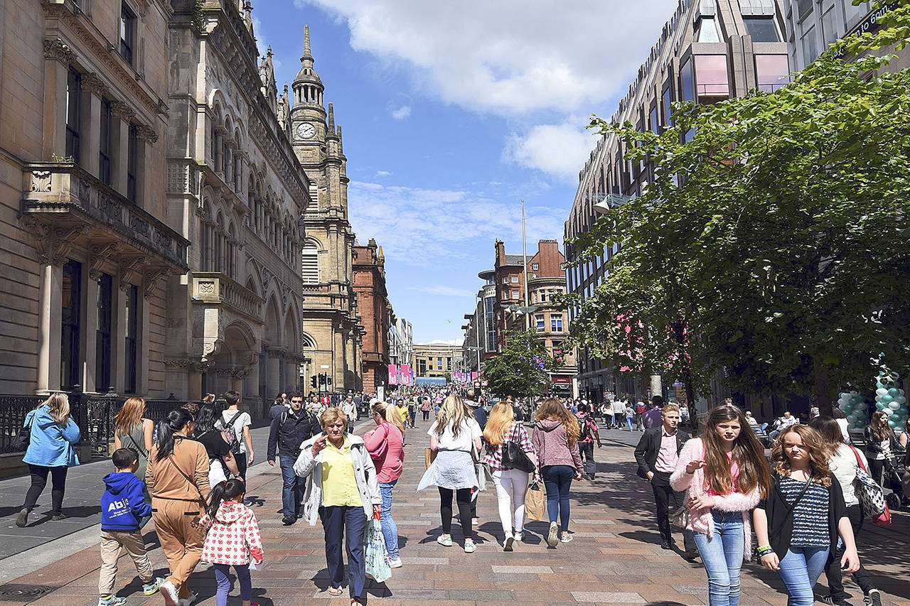 Buchanan Street is the heart of modern, commercial Glasgow  and its a fascinating place to people-watch. (Rick Steves Europe)