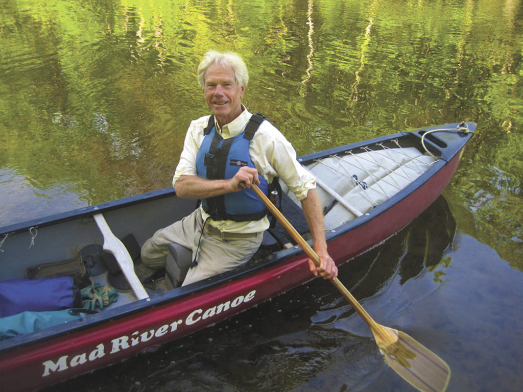 Tim Palmer took the photo of the Skagit River featured on the stamp while on a canoe journey from Marblemount to La Conner near the river’s mouth. (Tim Palmer)
