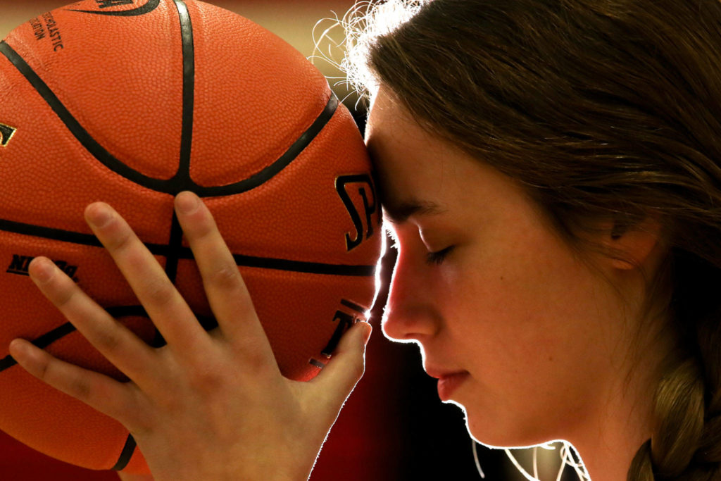 Maya DuChesne was a four-year starter at point guard for the Panthers. (Kevin Clark / The Herald)
