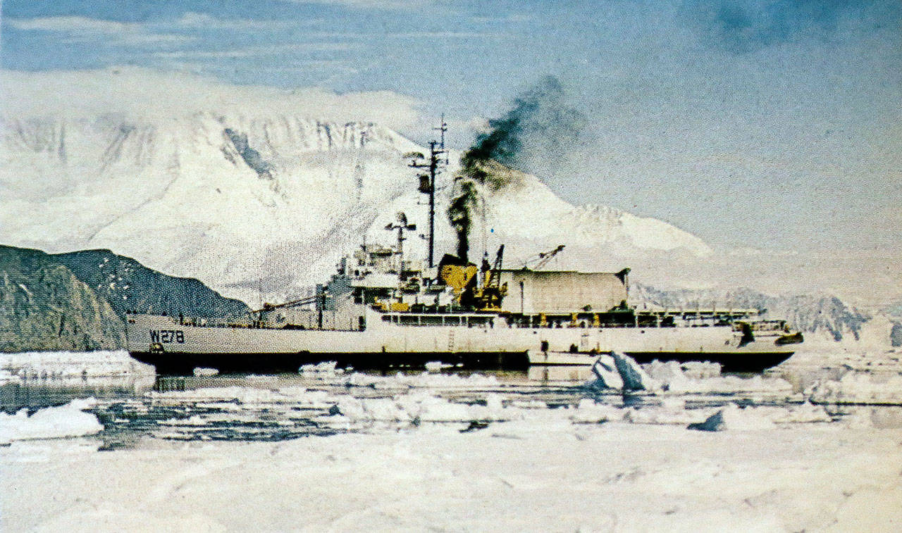 The Coast Guard’s Staten Island icebreaker was decommissioned in 1974. Everett’s Dennis Boblet was aboard the ship in 1970-71 in Antarctica.