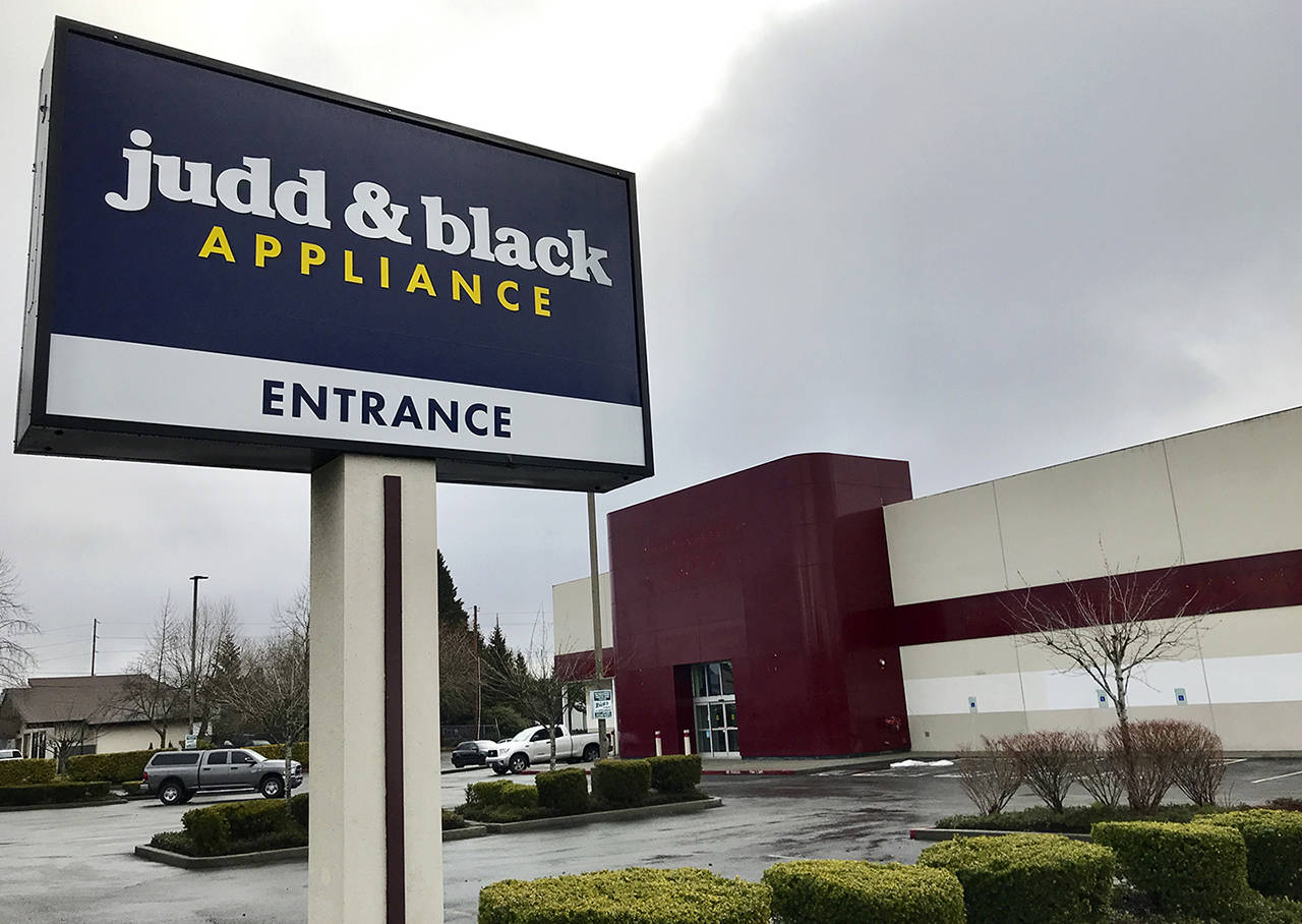 The new Judd & Black store is scheduled to open March 22 at 510 SW Everett Mall Way. (Chuck Taylor / The Herald)