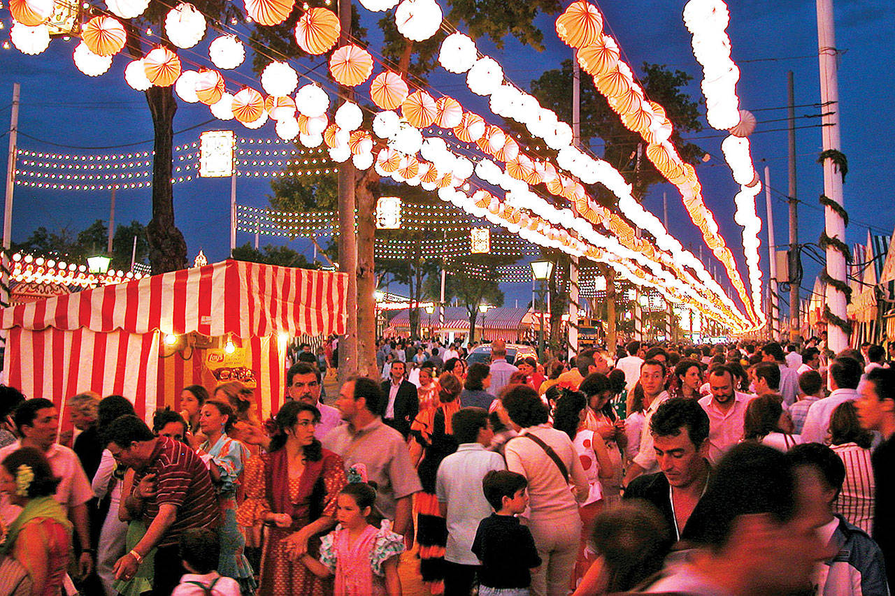 Sevillians of all ages party well into the night both in tents and out on the lanes of the fairground. (Rick Steves’ Europe)