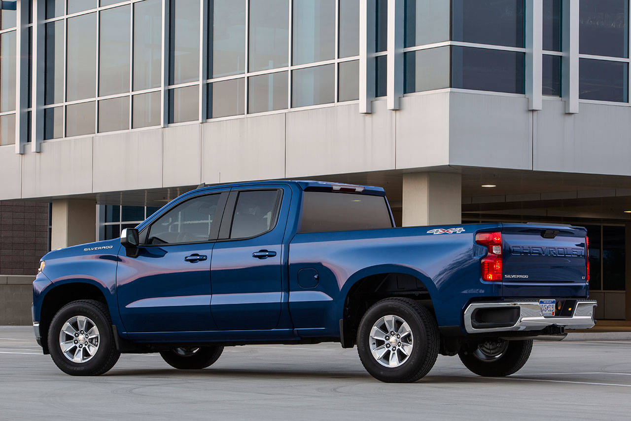 The Chevrolet Silverado 1500 full-size pickup is all new for 2019. (Manufacturer photo)