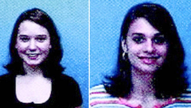 From a 1999 flyer, from left: J.B. Beasley and Tracie Hawlett. (Ozark Police Department via AP)