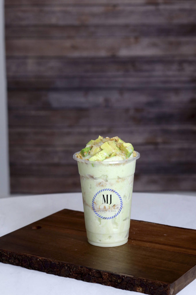 The avocado fruit float is one of the most popular items at MJ Café. (Alexis Taliman)
