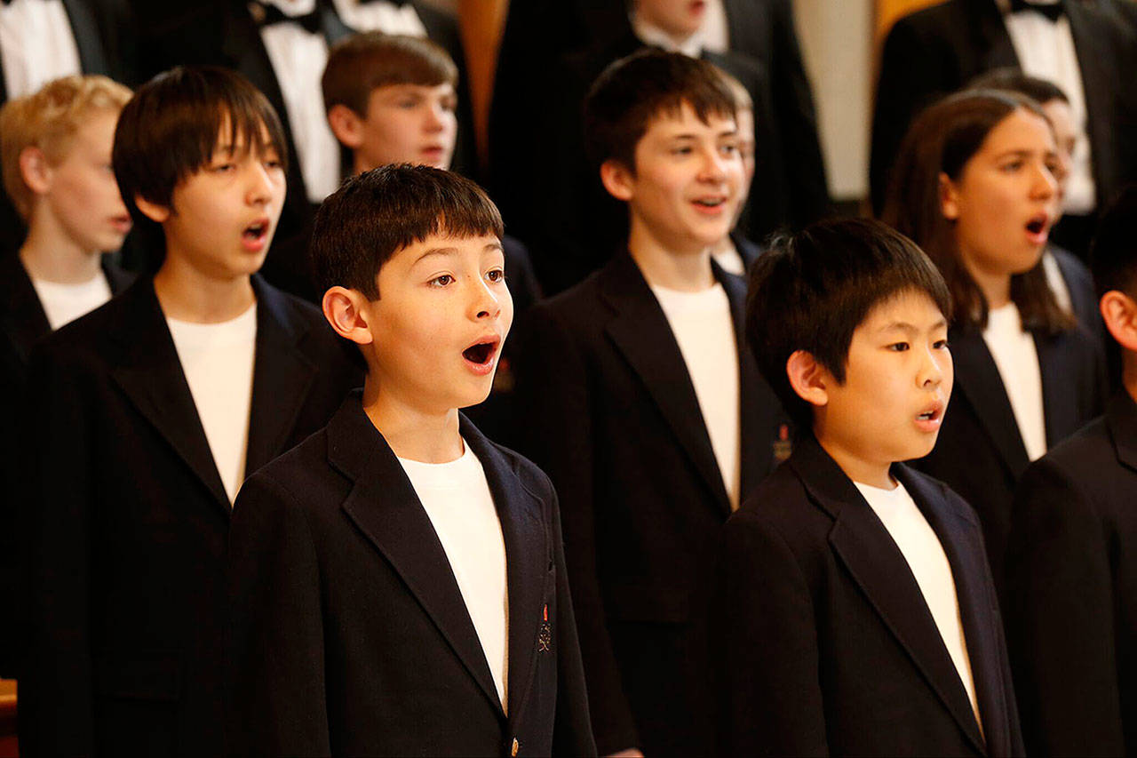 The Northwest Boychoir is performing March 23 at Trinity Lutheran Church in Lynnwood. (Ben VanHouten)