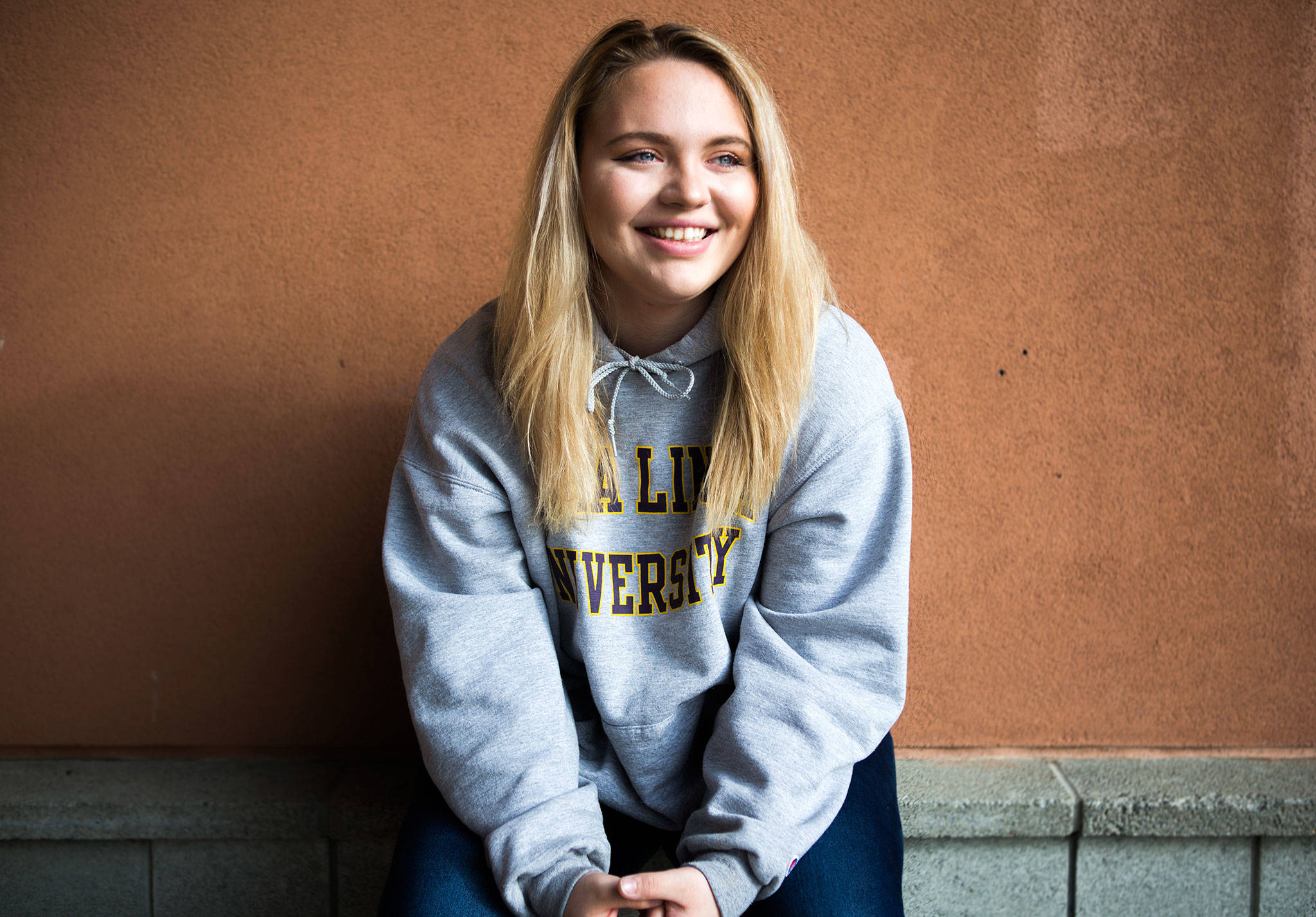 ACES High School senior Devan Page, 17, plans to study political science in college with the hopes of pursuing a career in law. (Olivia Vanni / The Herald)
