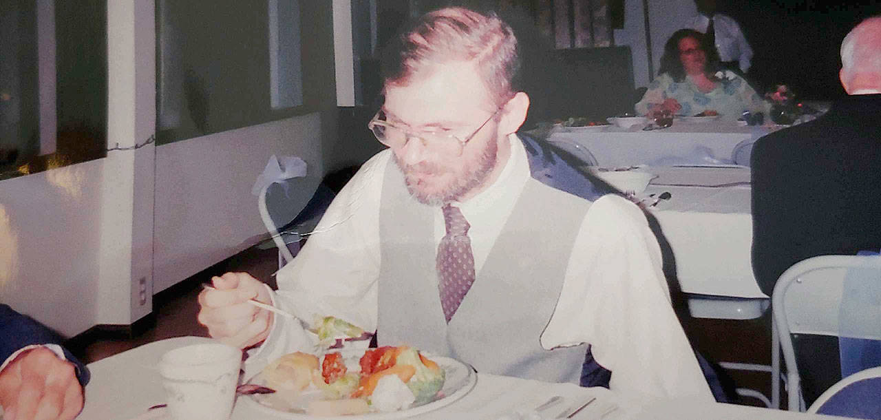 A family photo shows Hal Fisher at his sister’s wedding in 2005. Courtesy of Maya Martin.