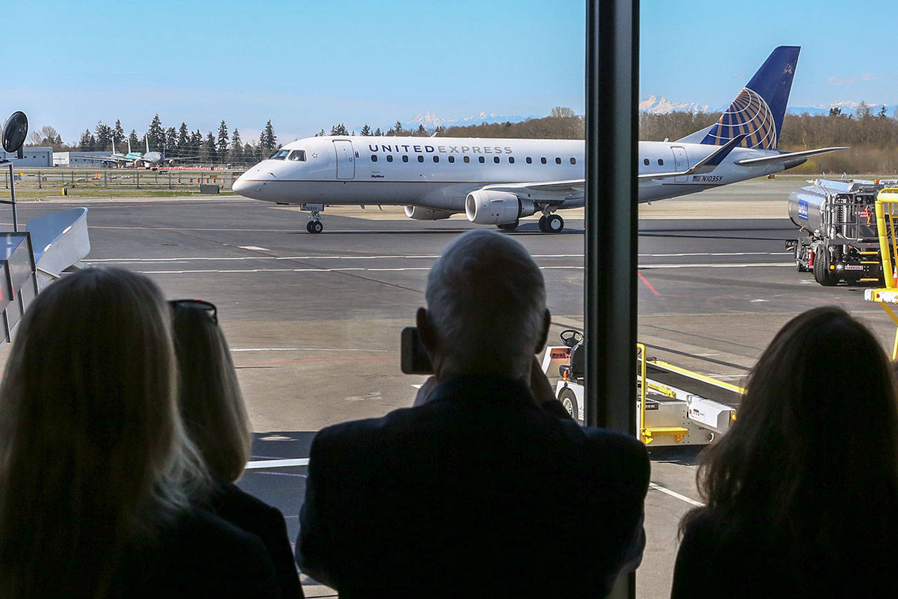 United flights at Paine Field bring the world to Everett