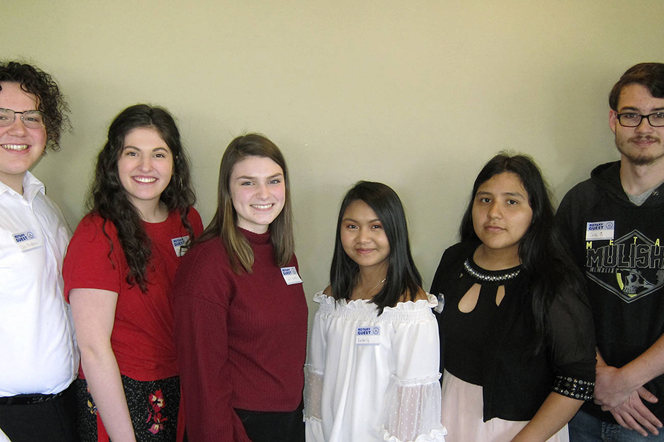 Rotary honors six Students of the Month