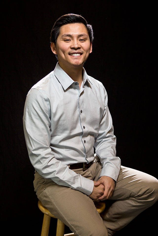 Ton Nguyen is one of 12 finalists for the Herald Business Journal’s Emerging Leaders award. (Olivia Vanni / The Herald)