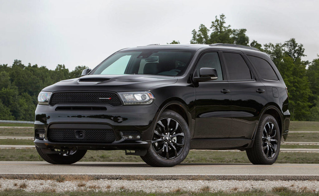The 2019 Dodge Durango offers three-row seating for up to seven passengers. Captain’s chairs with pass-through are available for the second row, if easy access to the third row is a higher priority than seating for seven. (Manufacturer photo)
