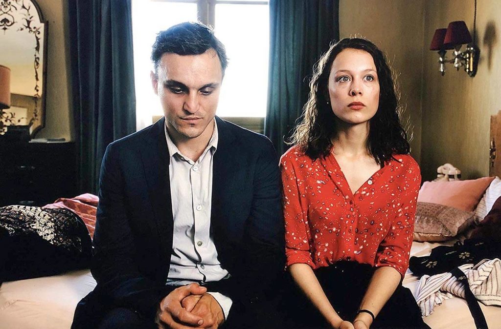 Paula Beer and Franz Rogowski play people who hope to escape war-torn Europe in “Transit.” (Neon Productions)

