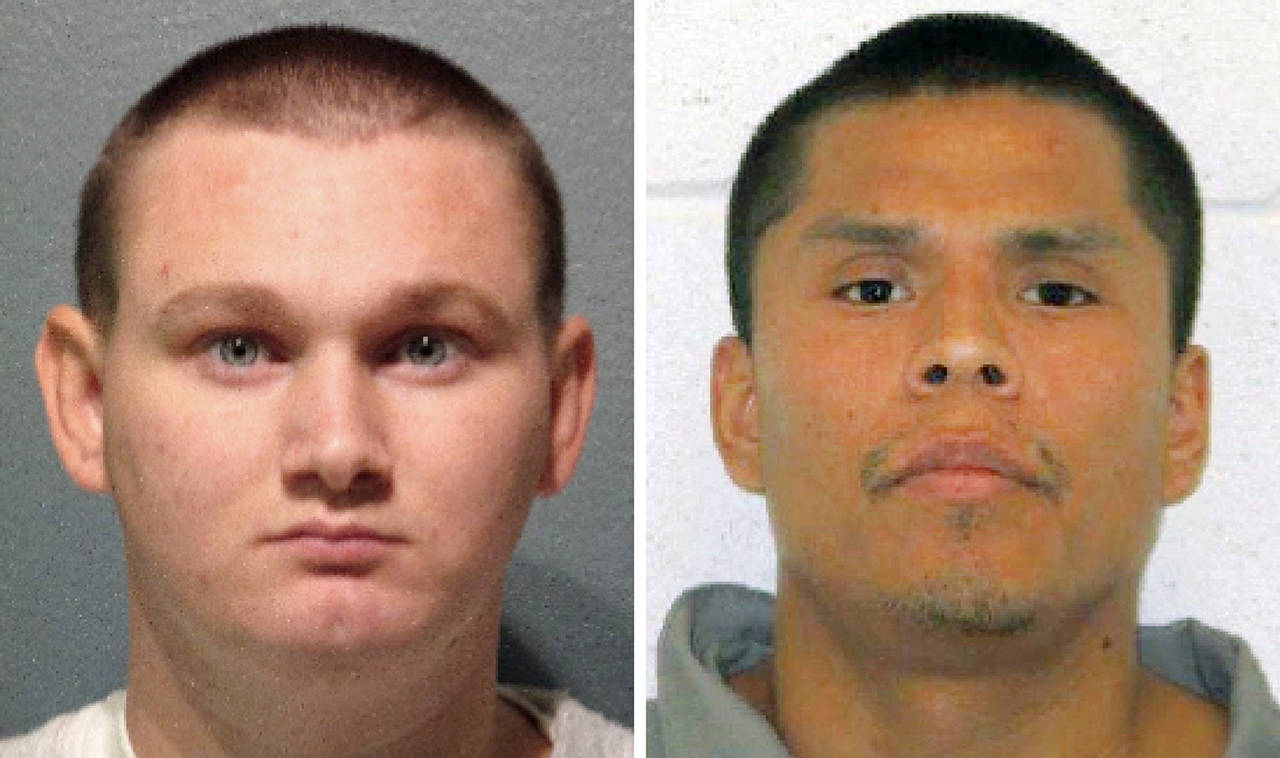 Matthew Stansbury (left) and Michael Jimenez. (Washington State Department of Corrections)