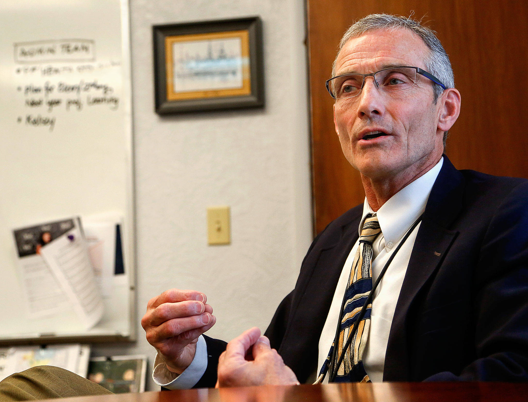 Lakewood School District Superintendent Michael Mack is leaving to head the International Schools Group in Saudi Arabia. (Dan Bates / The Herald)