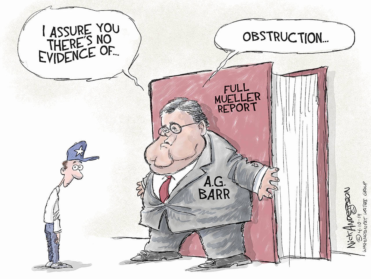 Editorial cartoons for Thursday, April 11