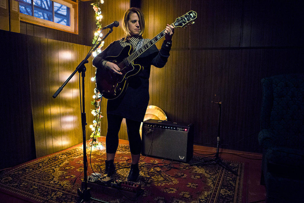 This spring, Everett musician Sarah Feinberg will release her first solo work. (Olivia Vanni/The Herald)
