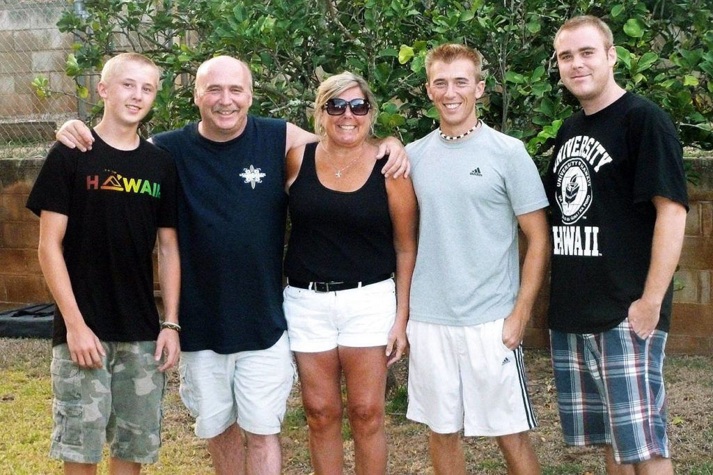 Bradley, Alan, Deanna, Nathaniel and Zachary Hogue. (Hogue family photo)
