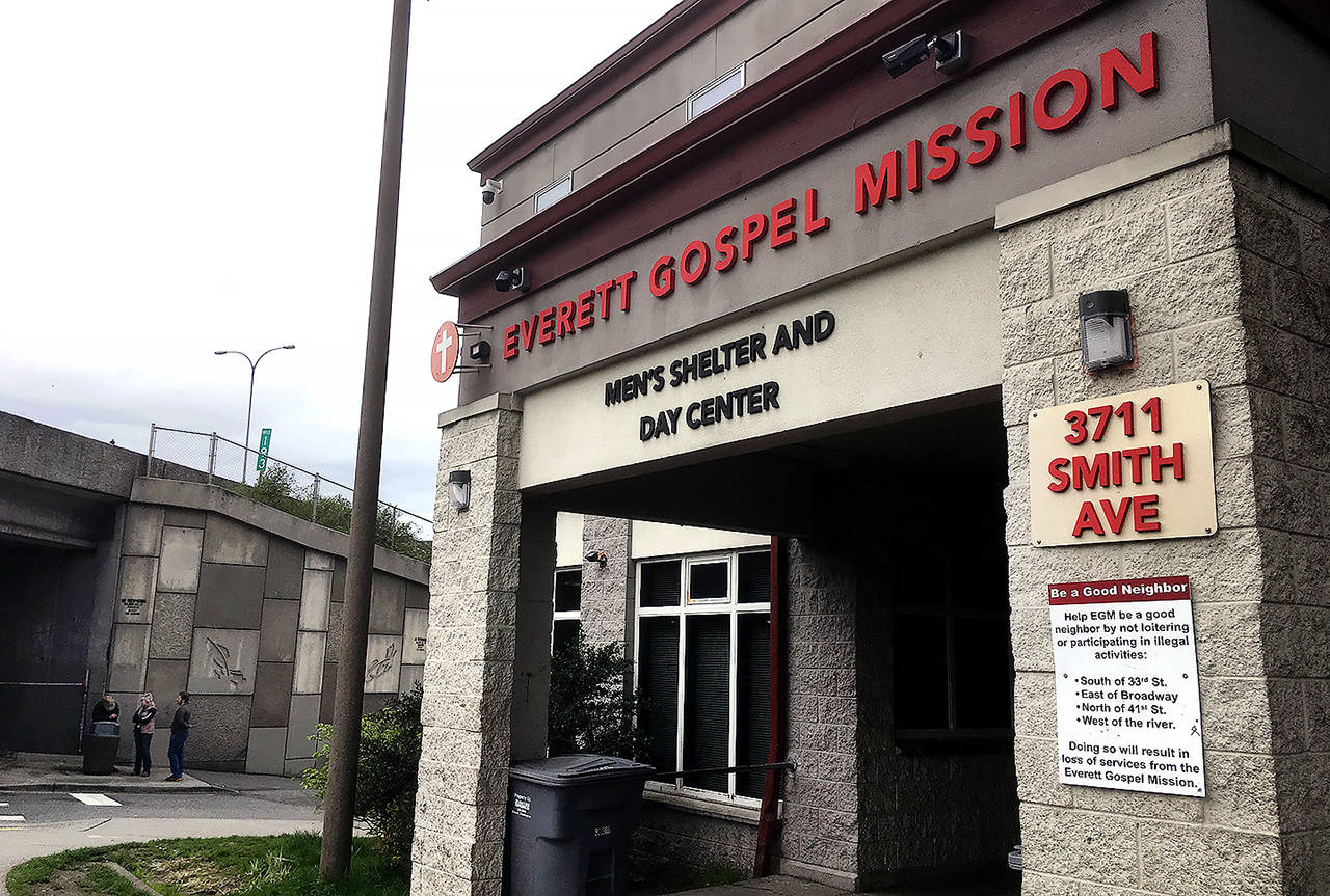 The Everett Gospel Mission launched a Poverty 101 training course with the goal of helping people better understand the unique challenges of long-term poverty. (Sue Misao / The Herald)