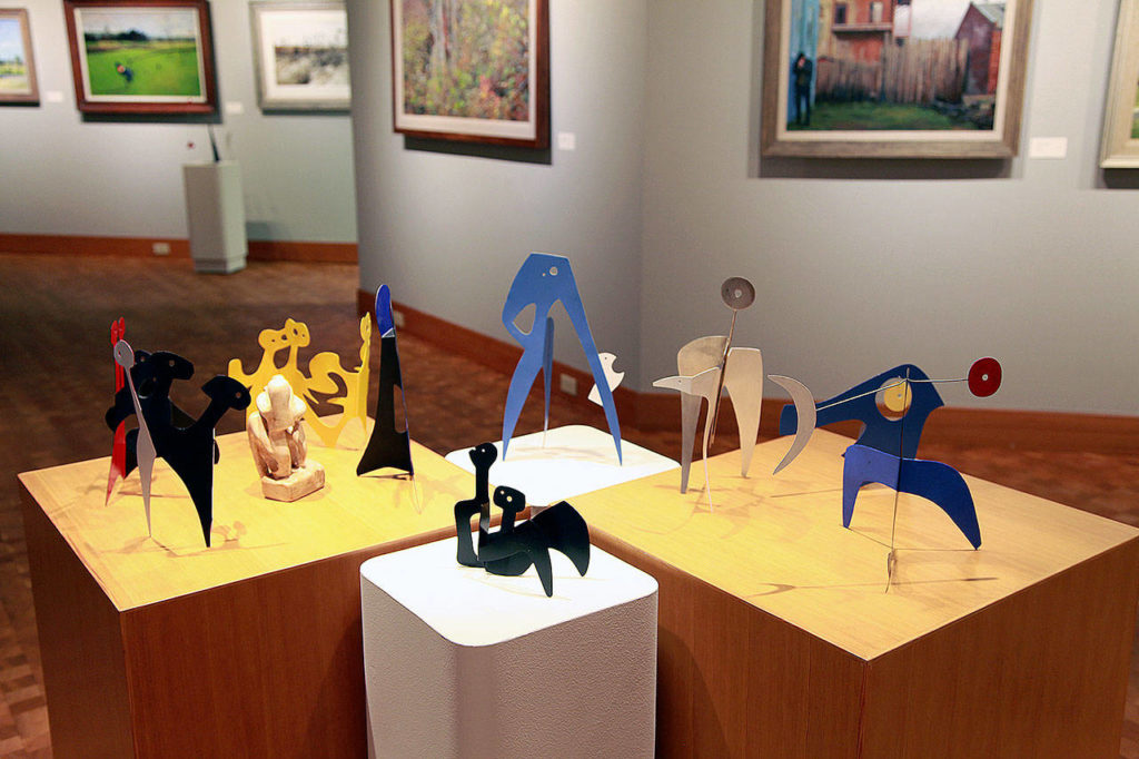 Some of the sculptures by Gregory Kammer on display as part of his exhibit at the Russell Day Gallery. (Gregory Krammer)
