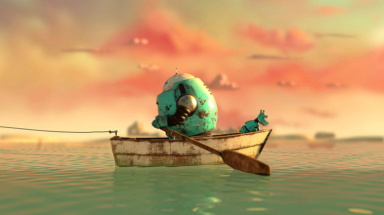 The “Robot and the Whale” is just one of a morning full of animated films from around the world being screened as part of a children’s film festival in Edmonds on April 27.
