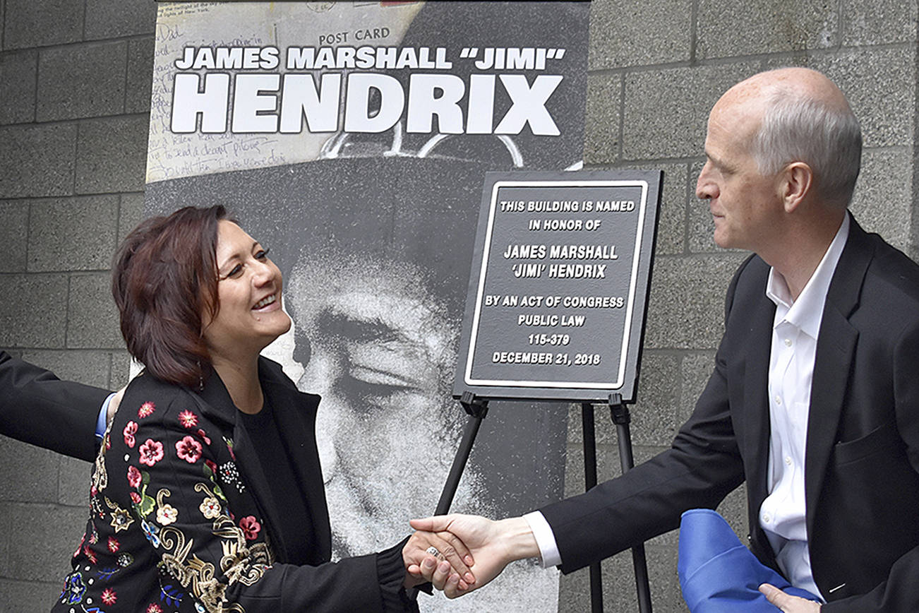Renton post office honors Jimi Hendrix