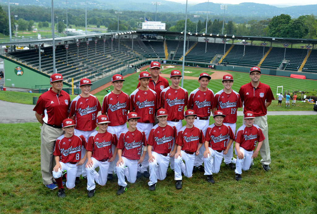 Back row (left to right): Coach Robley Corsi Jr., Tygan Duncan, Tyler Durbin, Colton Walsh, coach Sean Durbin, Karsen Tjarneberg, Tai Starchman, Ian Michael, coach Eric Grant. Front row (left to right): Robley Corsi III, Mason Vaughn, Ben Grant, Nate King, Matthew Turcotte, Read Carr, Logan Kruse. (Submitted photo)
