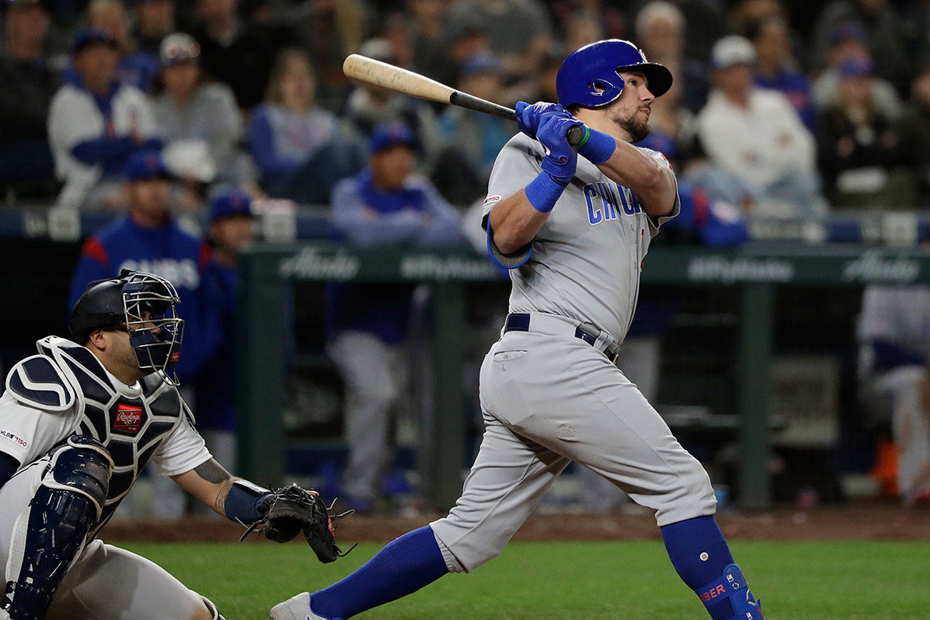 M’s fall to Cubs on late Schwarber home run