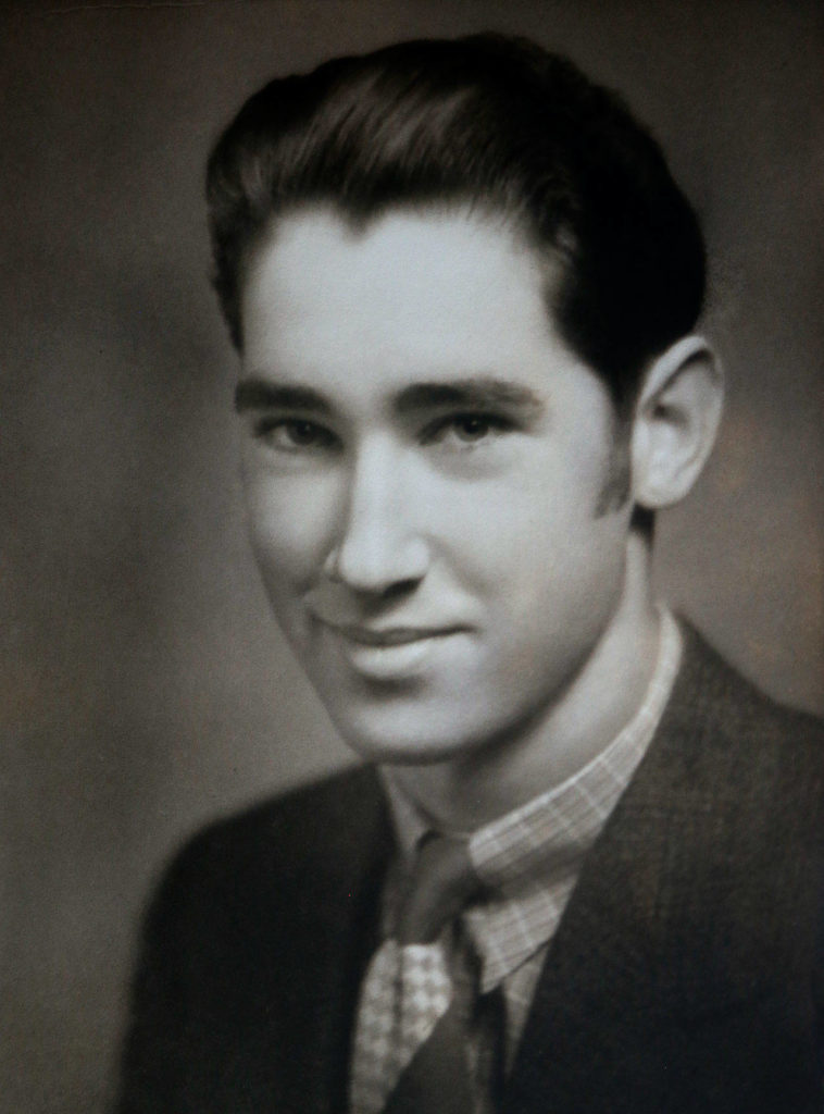 Daniel Guisinger Jr.’s 1938 graduation picture from Everett High School. He enlisted in the Navy in 1940 and was killed at Pearl Harbor the following year.
