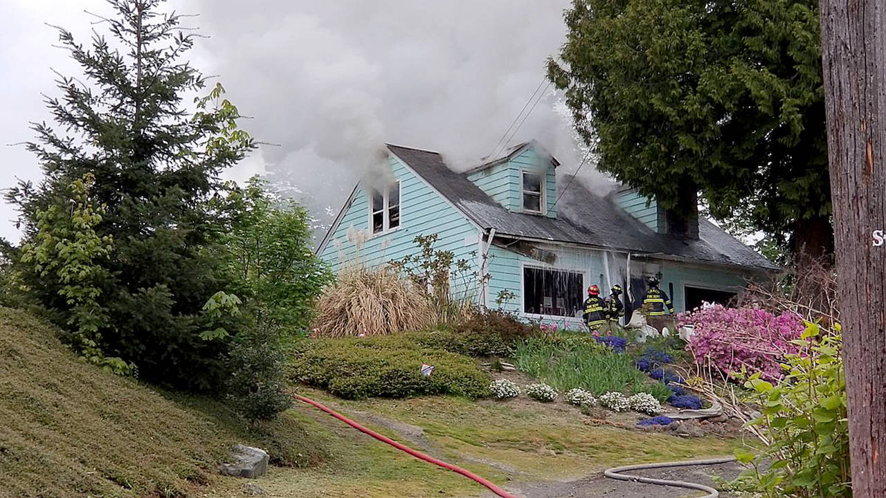 No one was injured in a Friday morning fire in the Lowell neigborhood. (Everett Fire Department)