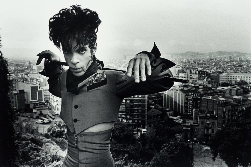 Terry Gydesen, Prince at Maontjuic. Barcelona, Spain, 1993. (Terry Gydesen/ Courtesy of MoPOP)
