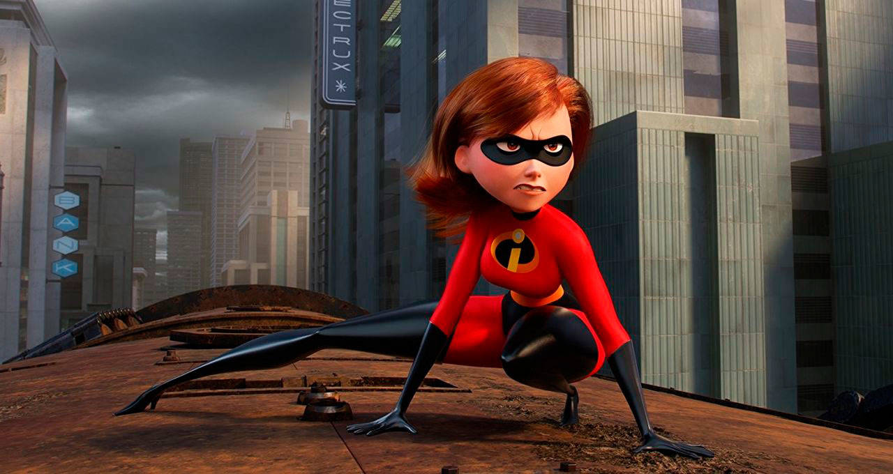 Most moms might not be as flexibile as Mrs. Incredible, aka “Elastigirl,” from the 2018 animated movie, “The Incredibles 2,” but they share other powers that make them heroes in their children’s lives. (Walt Disney Pictures)