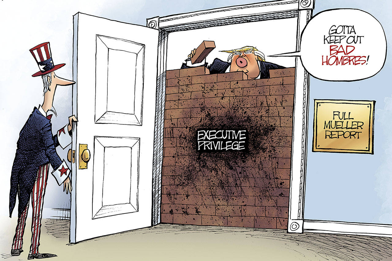 Editorial cartoons for Monday, May 13